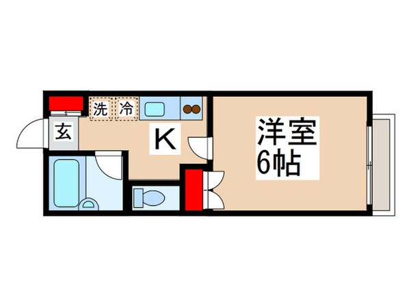 ガ－デン国立の物件間取画像